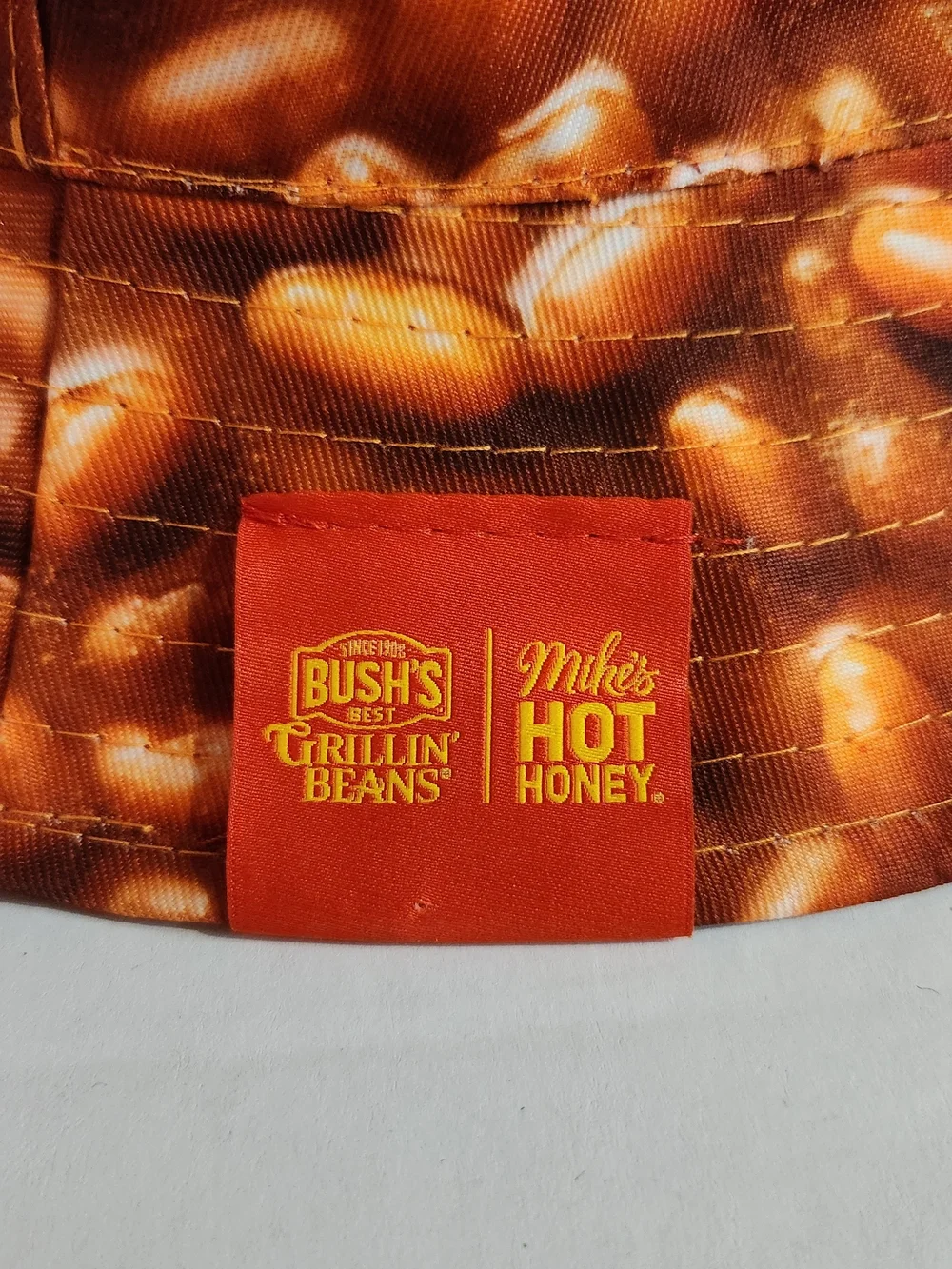 Bush's Grillin' Beans Brown Pattern Bucket Hat - Fun